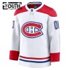 Montreal Canadiens tröja Customized Fanatics Premium 2024-25 Vit Borta - NHL Tröjor Barn